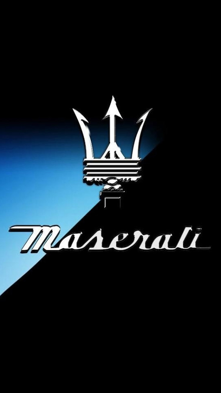 Maserati Logo iPhone Wallpaper