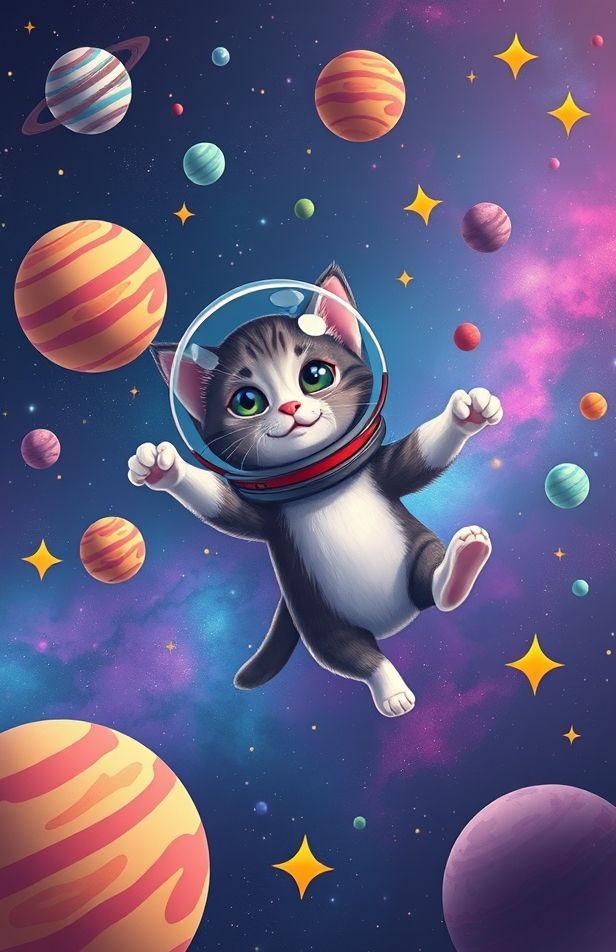 Space Cat Wallpaper