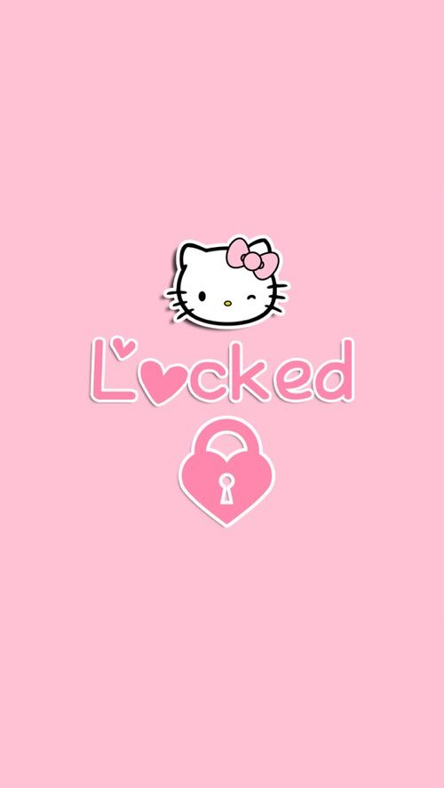 Pink hello kitty homescreen with somehelp from prettydroid themes  Hello  kitty Hello kitty wallpaper Pink hello kitty