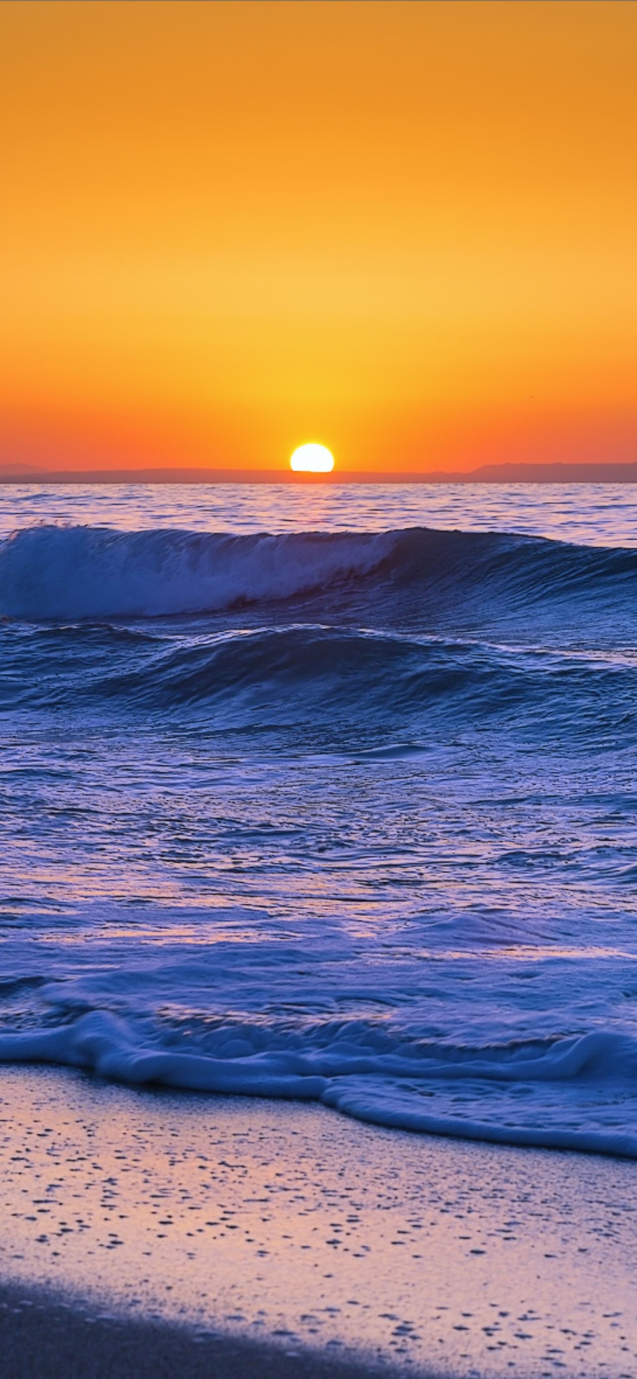 Sunset Beach iPhone Wallpaper