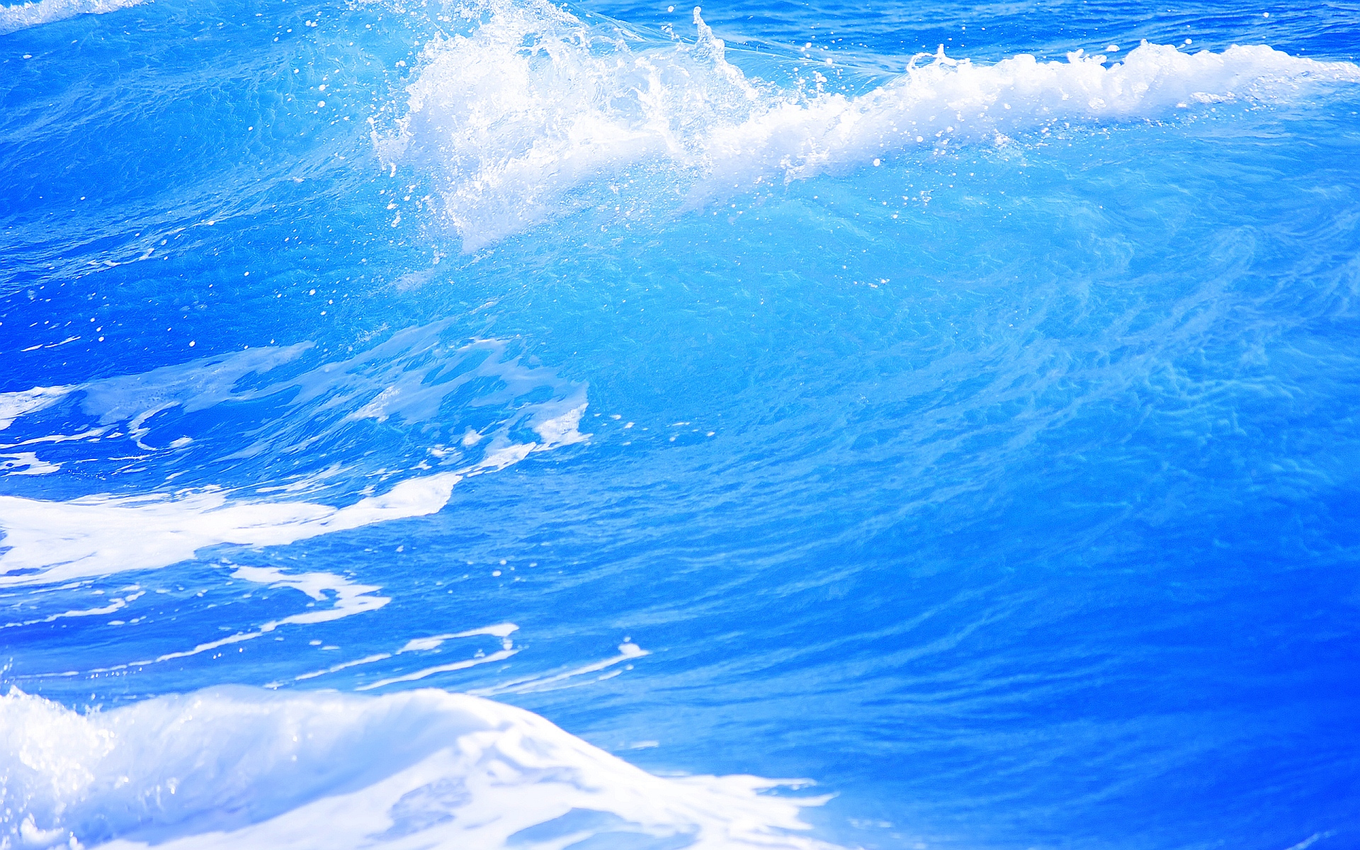 Blue Ocean Waves