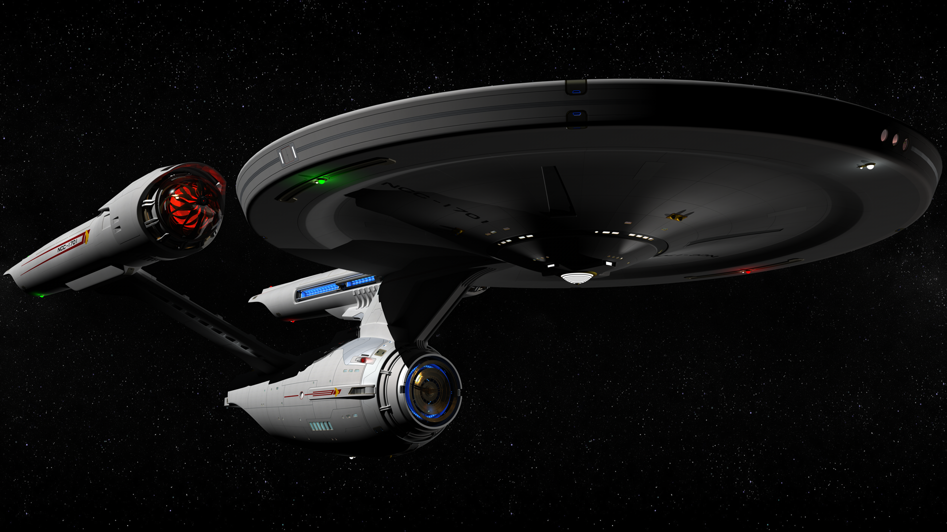 Star Trek Constitution Class Re Imagined 1080p By Hermond On