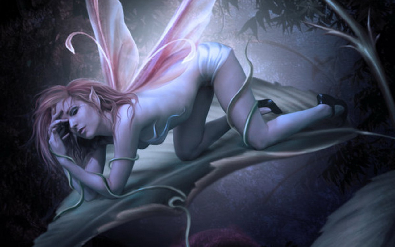 Sensual Fairy Fairies Wallpaper