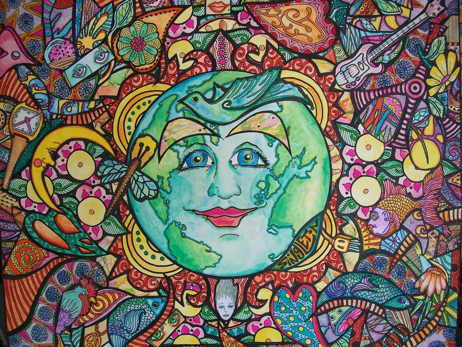 47+ Trippy Hippie Wallpaper on WallpaperSafari.
