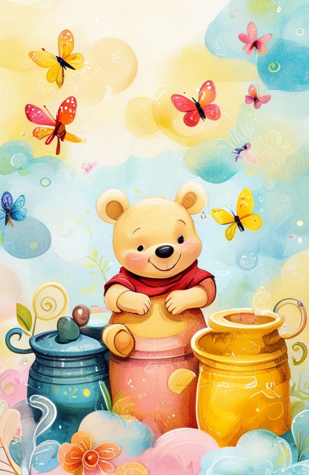 Baby Winnie The Pooh Wallpaper