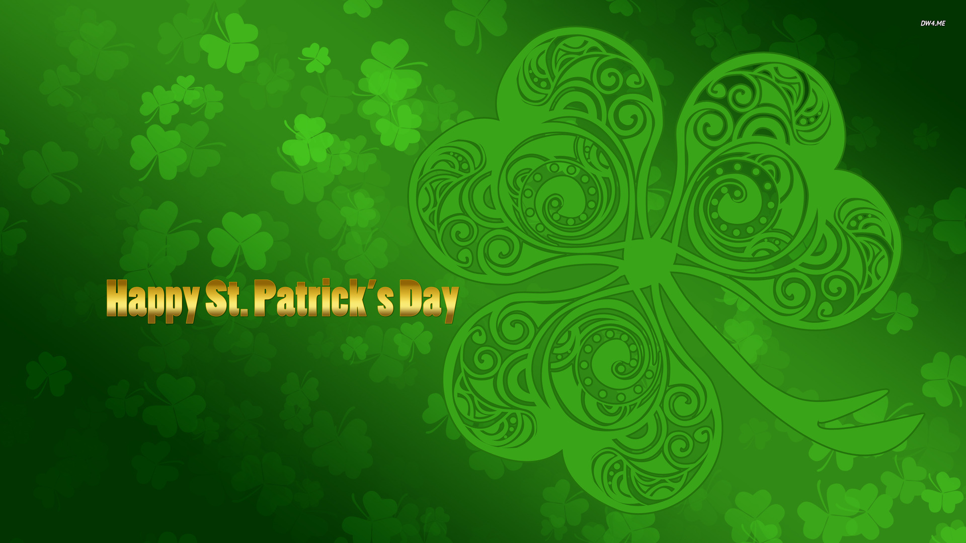 Holidays Clover Saint Patricks Day Shamrock St Patrick 1920x1080