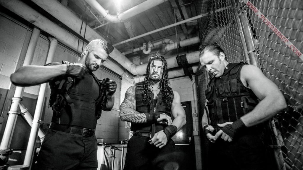Roman Reigns With Shield Members Picture
