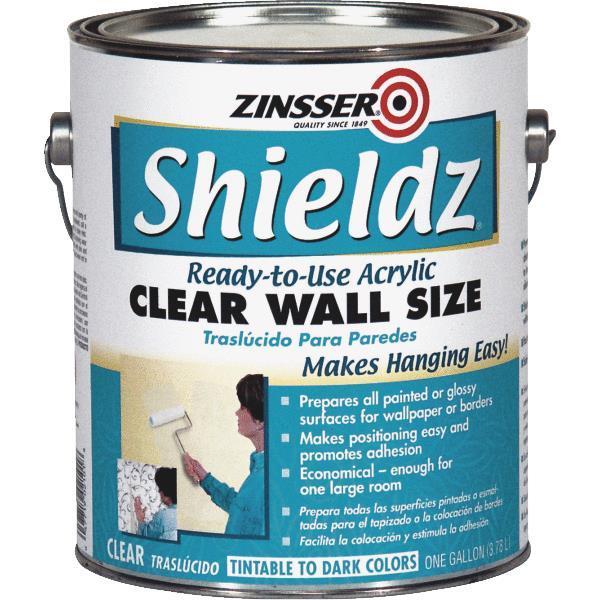 Gallon Shieldz Clear Wall Size Acrylic Latex Wallpaper Primer By