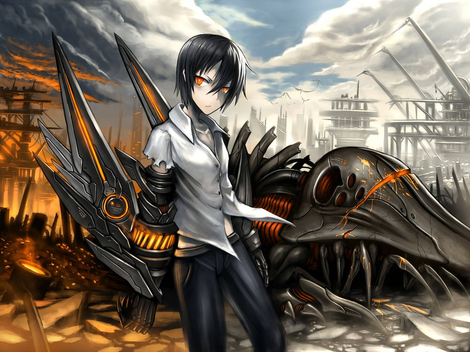 Anime Boy Gaming Wallpaper
