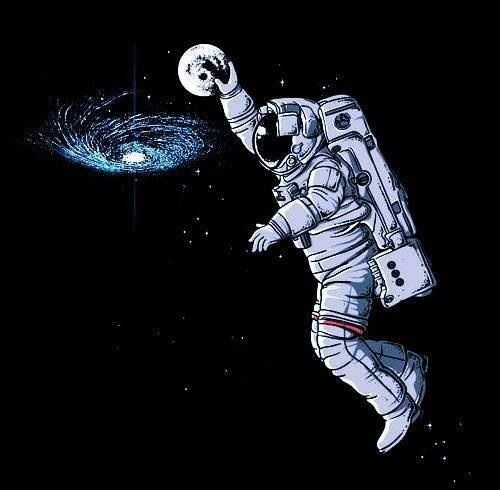 Psychedelic Astronaut Pixshark Image