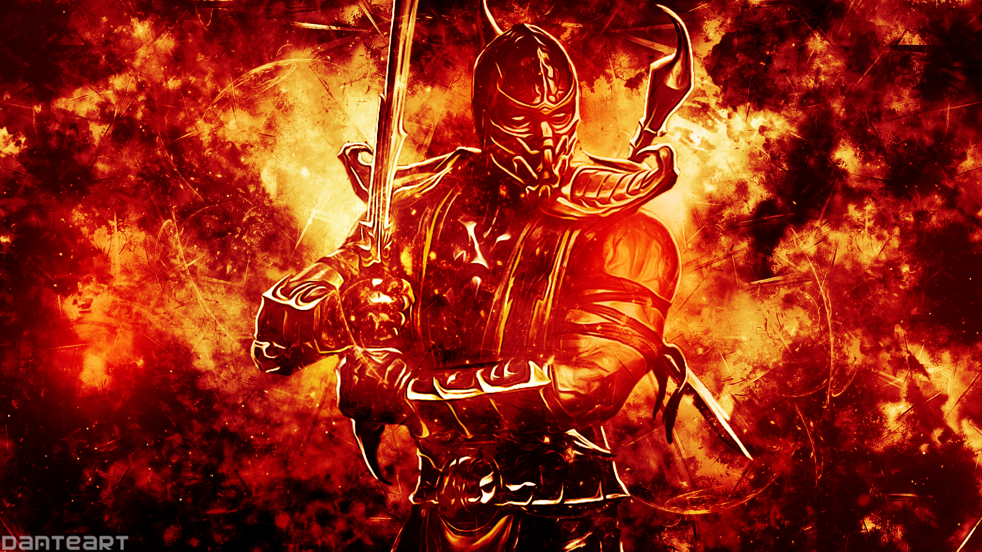 Mortal Kombat Scorpion Wallpaper By Danteartwallpaper On