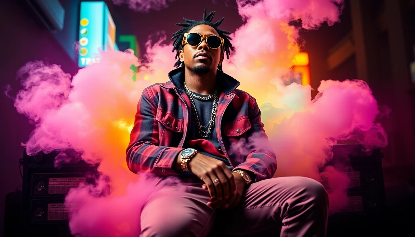 Wiz Khalifa Smoking Wallpaper