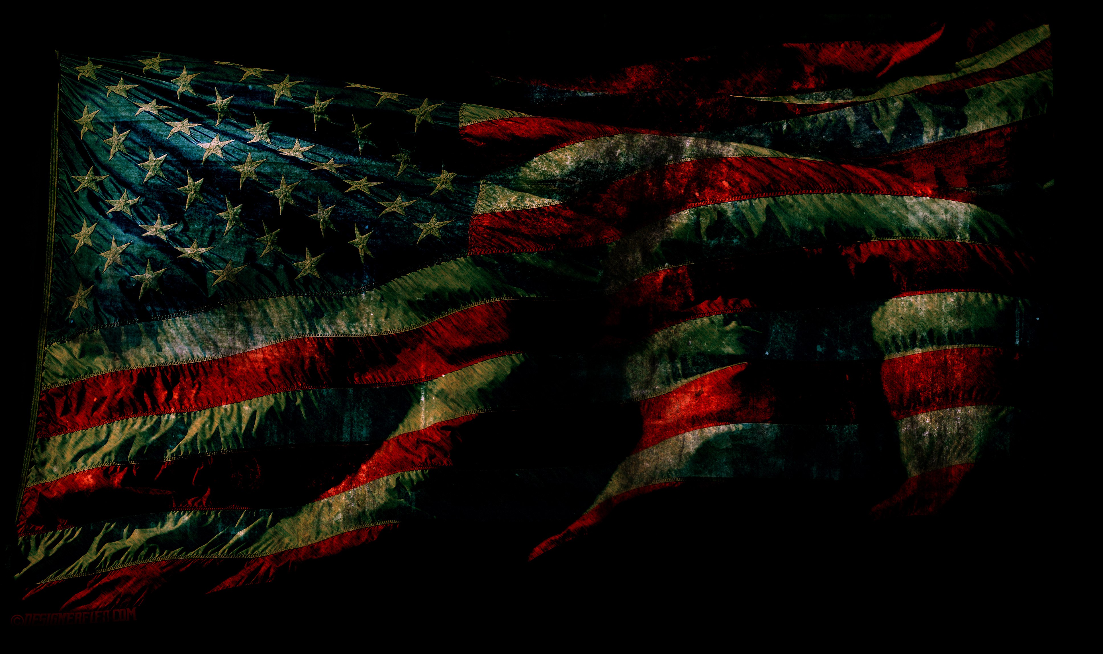 Grunge American Flag Wallpaper And Psd Designerfied
