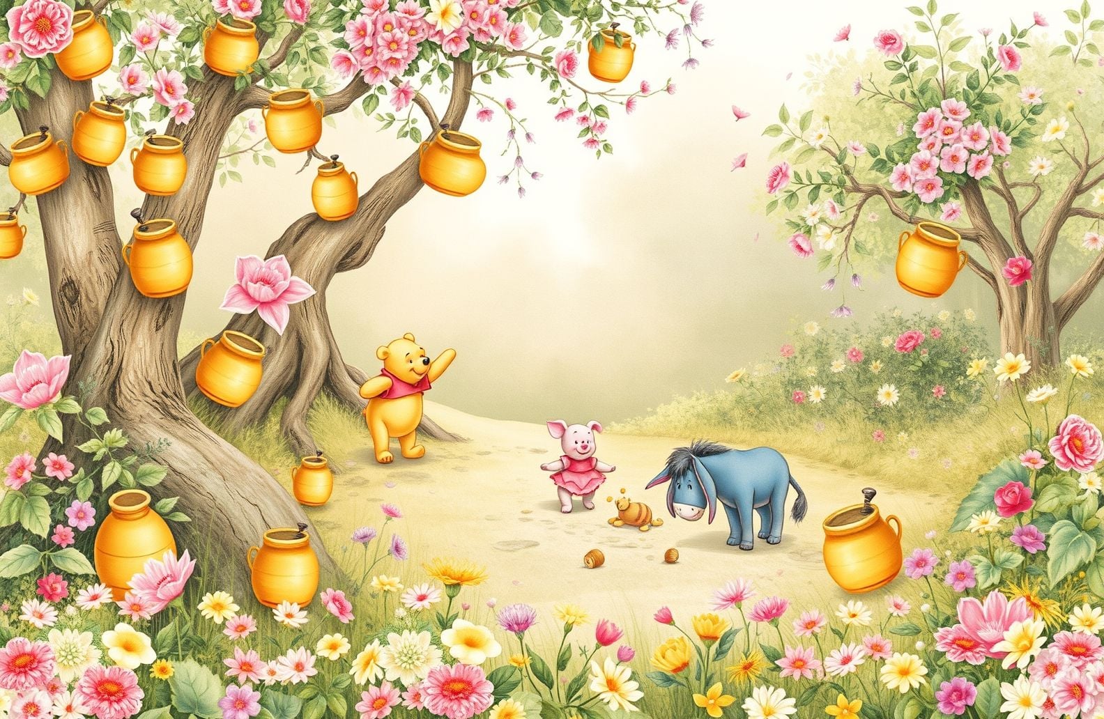Classic Winnie The Pooh Wallpaper