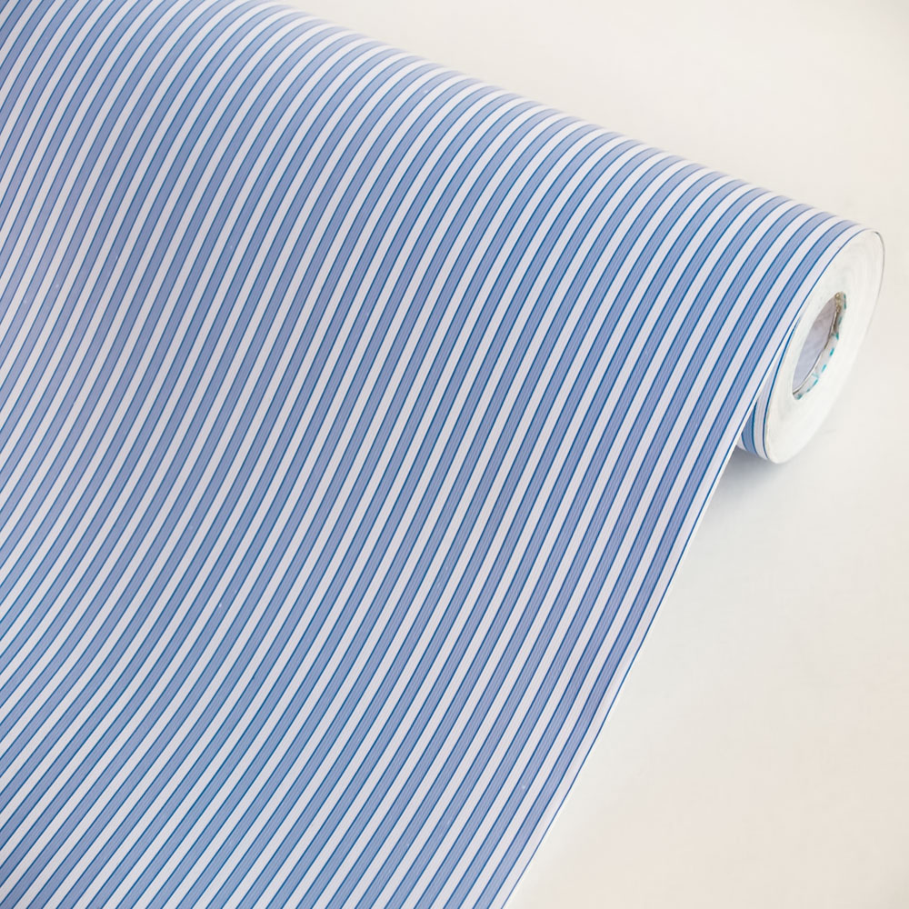 Free download Blue Stripe Self Adhesive Wallpaper Home Decor Sample