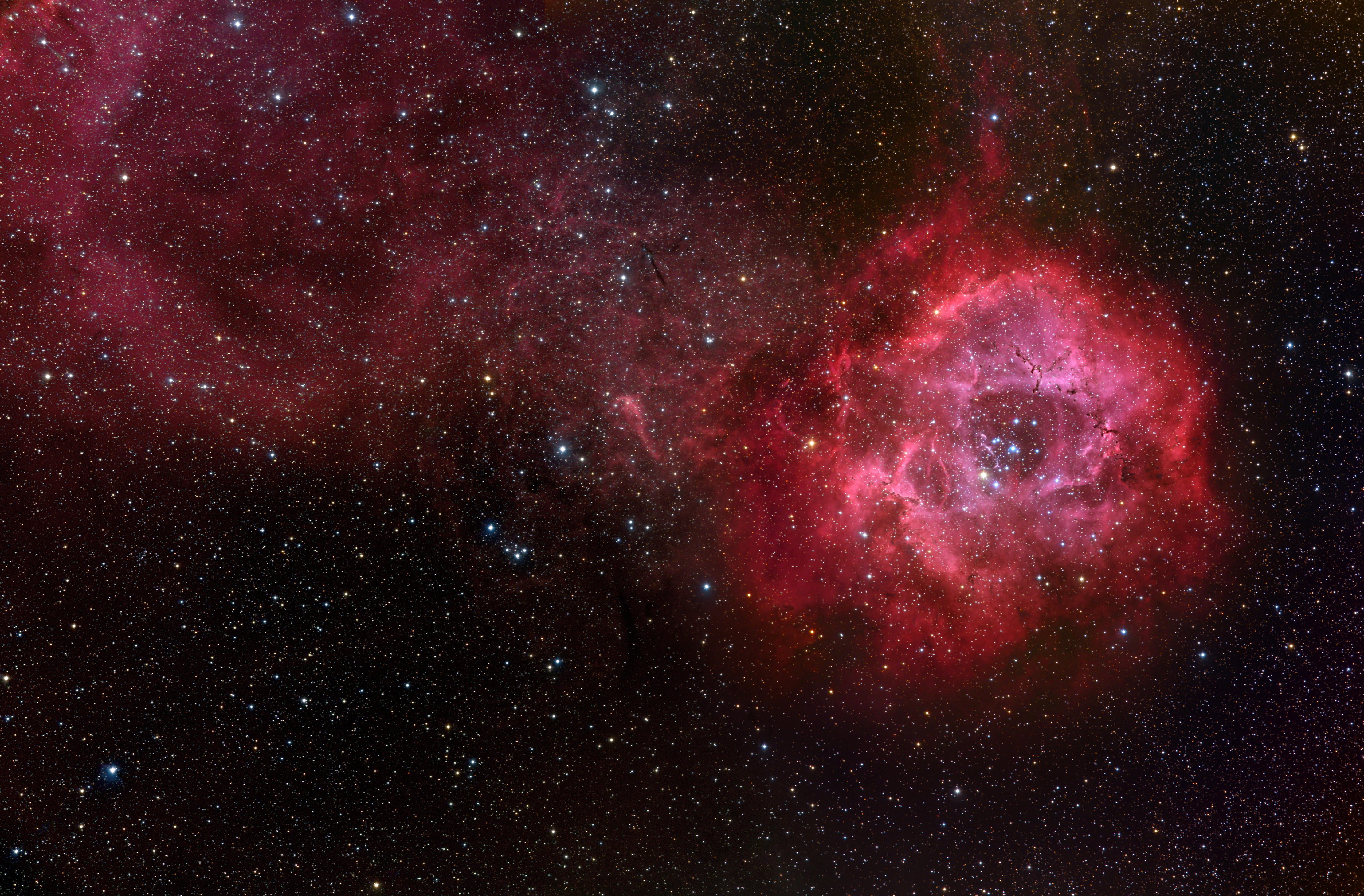 Red Galaxy 4k HD Digital Universe Wallpaper Image