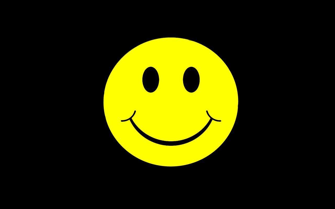 Smiley Face Black Backgrounds 1280x800