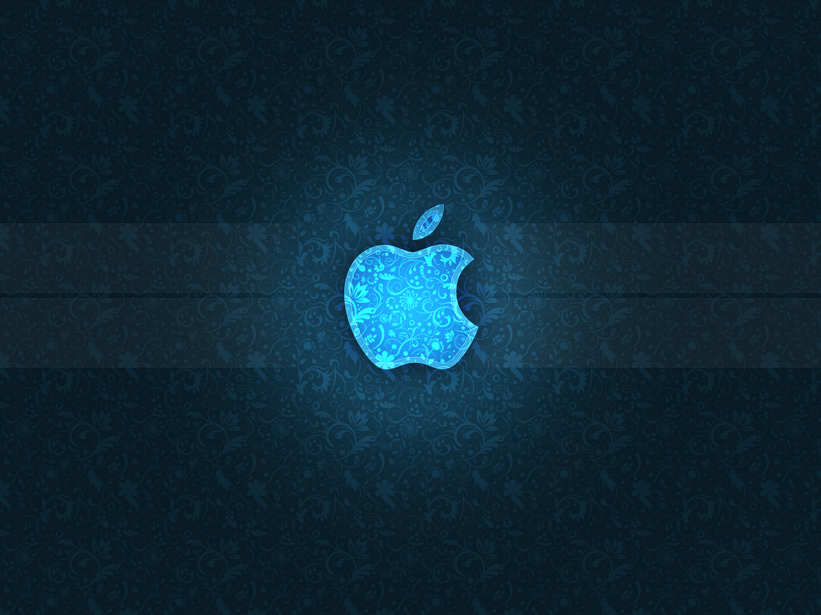 Apple Wallpaper Blue Flower By F H I Customization Mac Pc Os