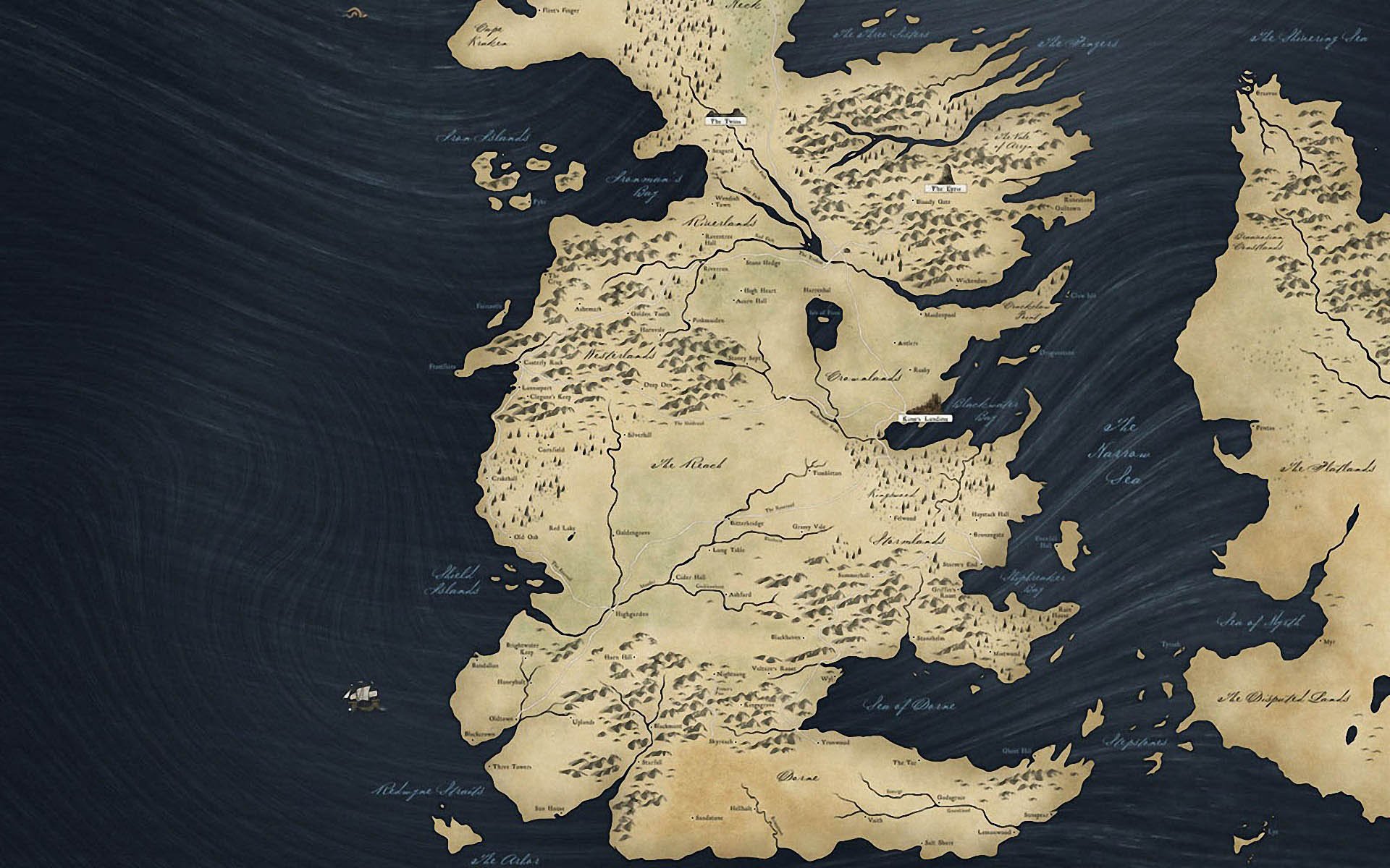 game of thrones map