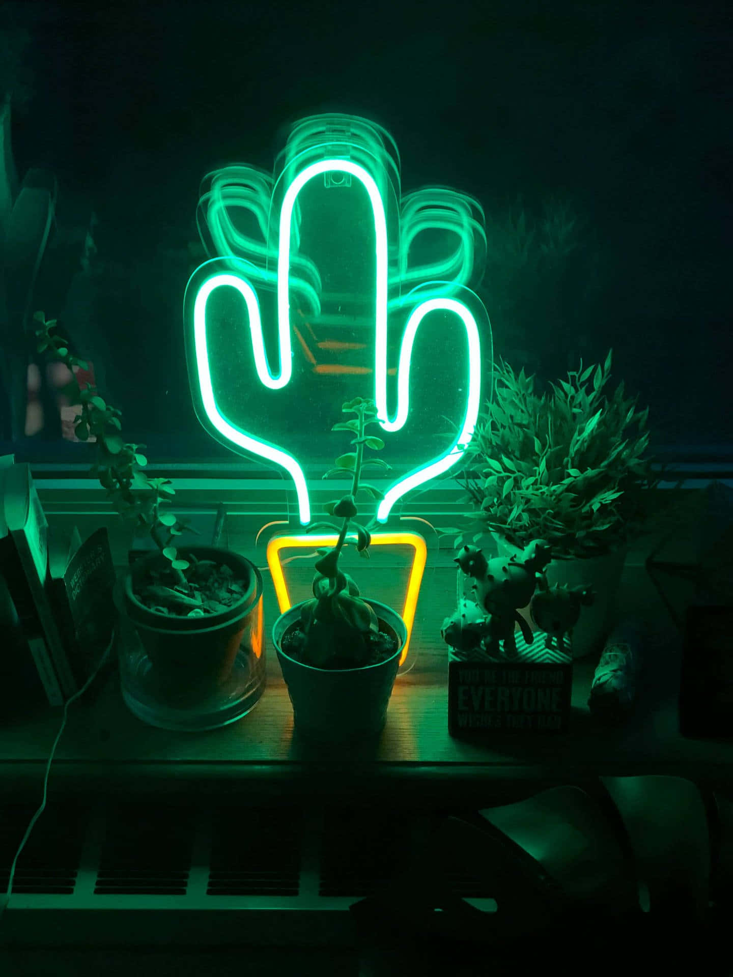 Green Led Wallpaper