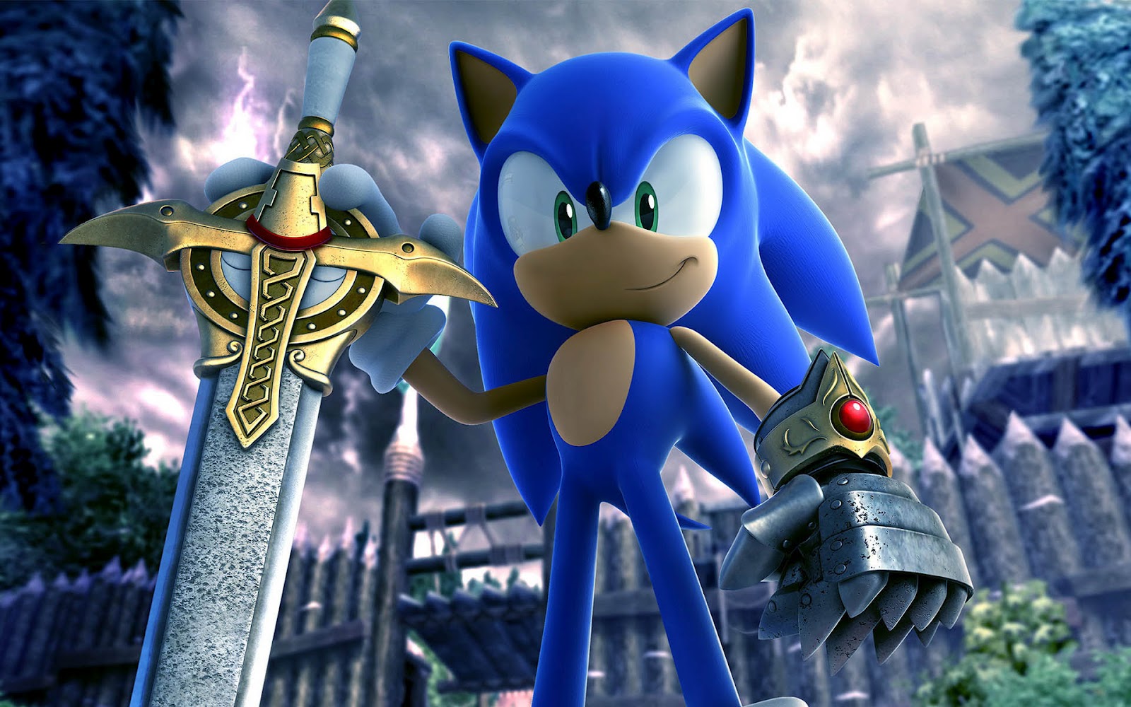 Sonic The Hedgehog Sword 3D Wallpaper 3206 Wallpaper