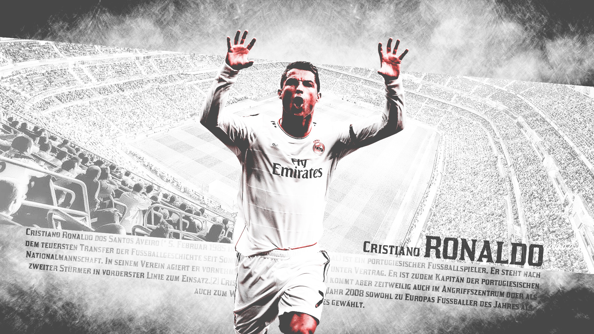 Cristiano Ronaldo Running Wallpaper