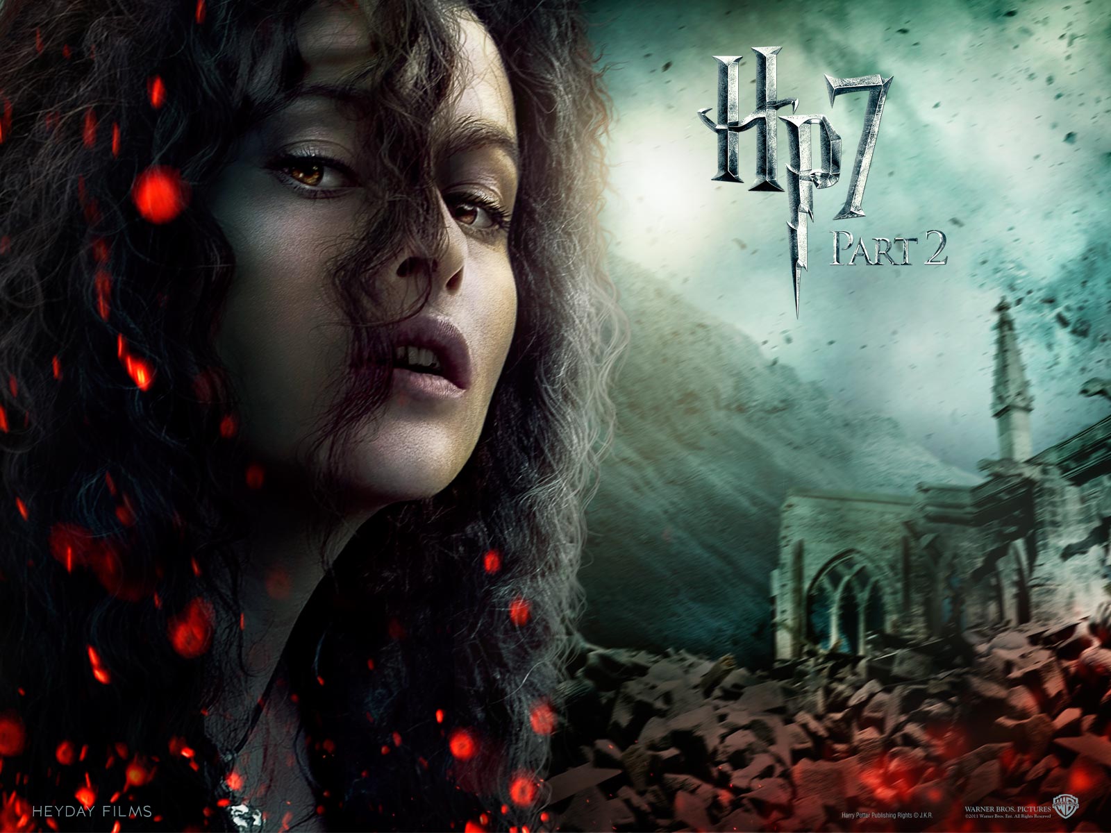 Deathly Hallows Part Ii Official Wallpaper Bellatrix
