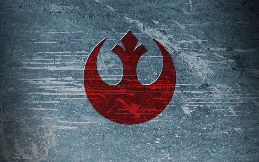 Rebel Alliance Symbol Wallpaper On Metal By