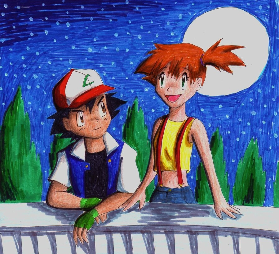 Ash And Misty Wallpaper