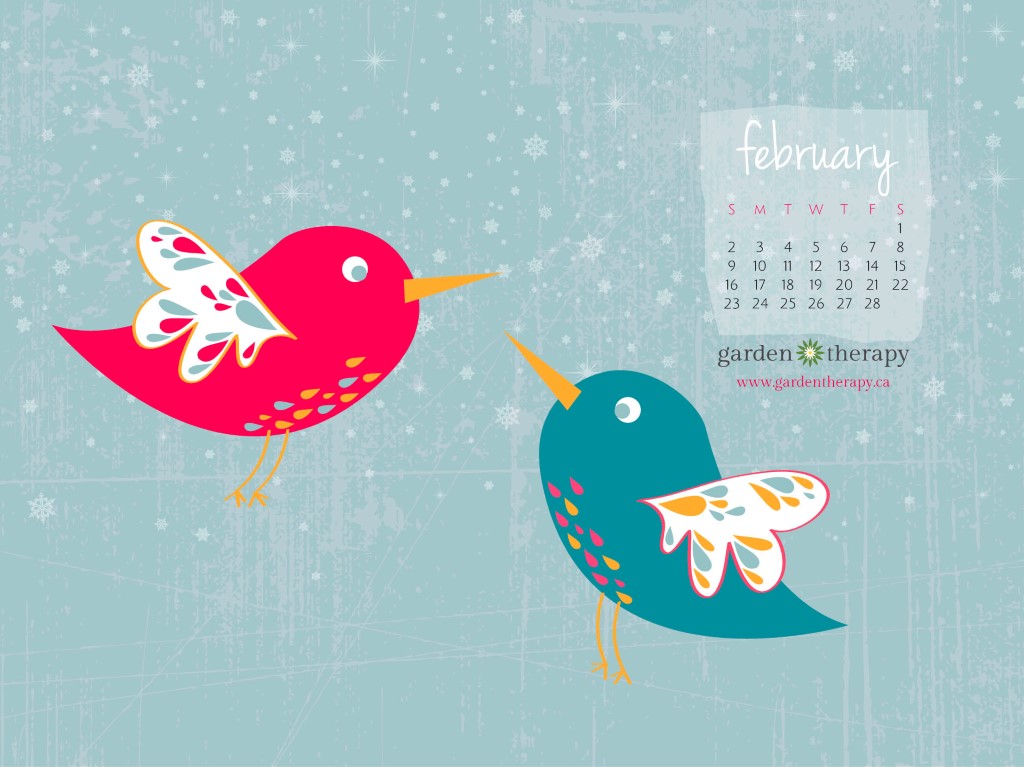 February Calendar Desktop Wallpaper For