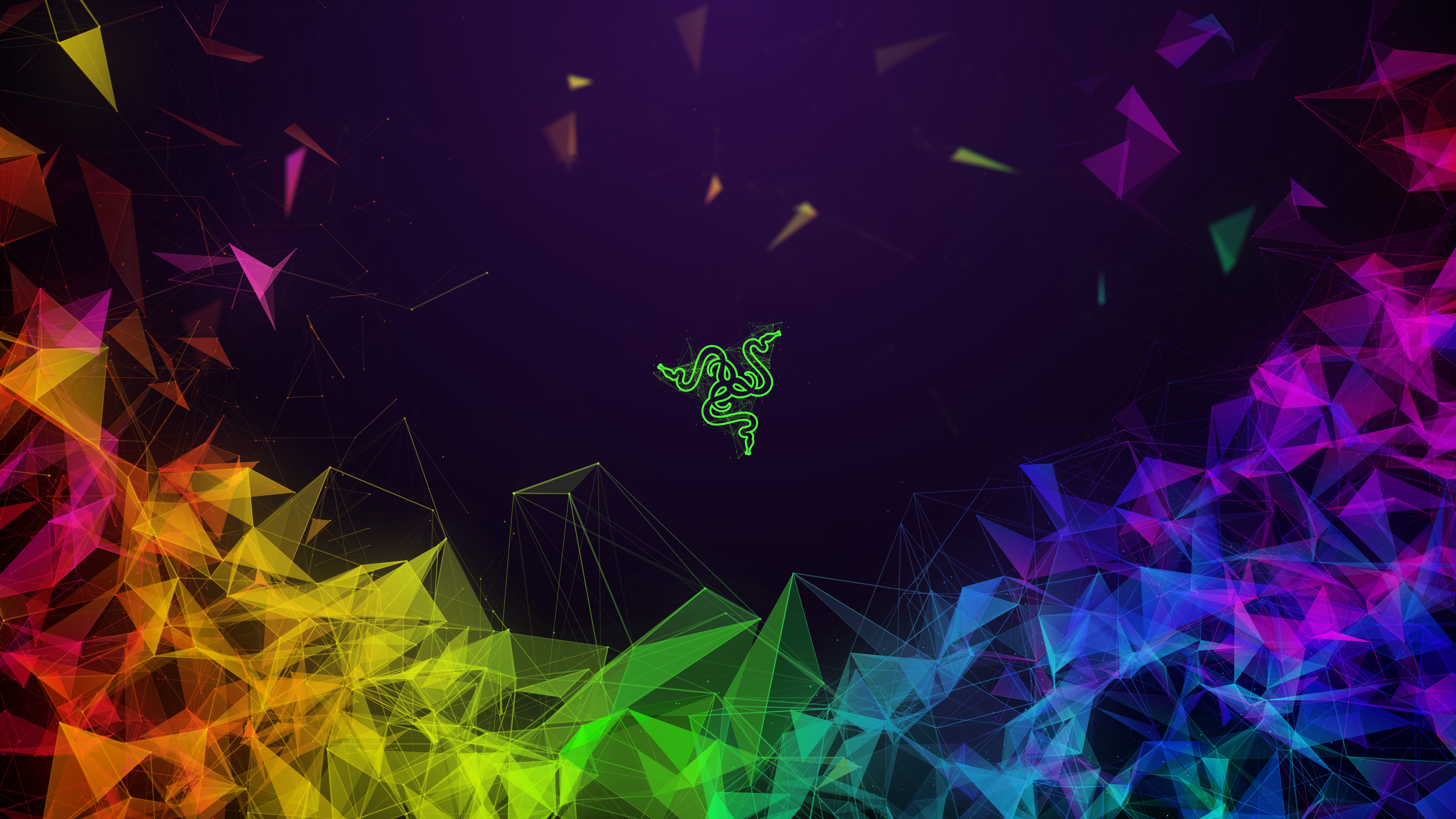 Razer Colorful Abstract 4k HD Wallpaper Image