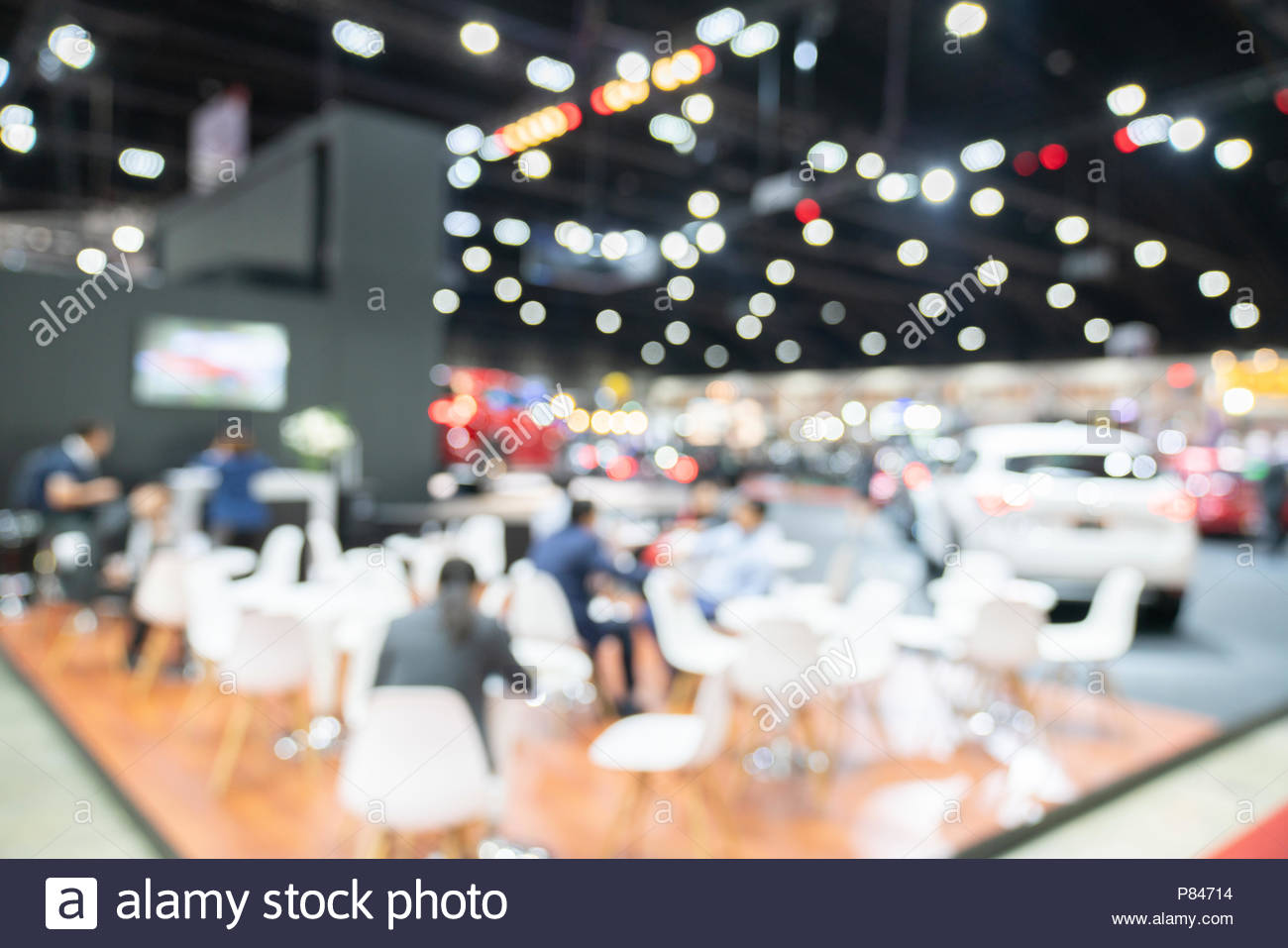 Abstract Blurred Defocused Trade Event Exhibition Background