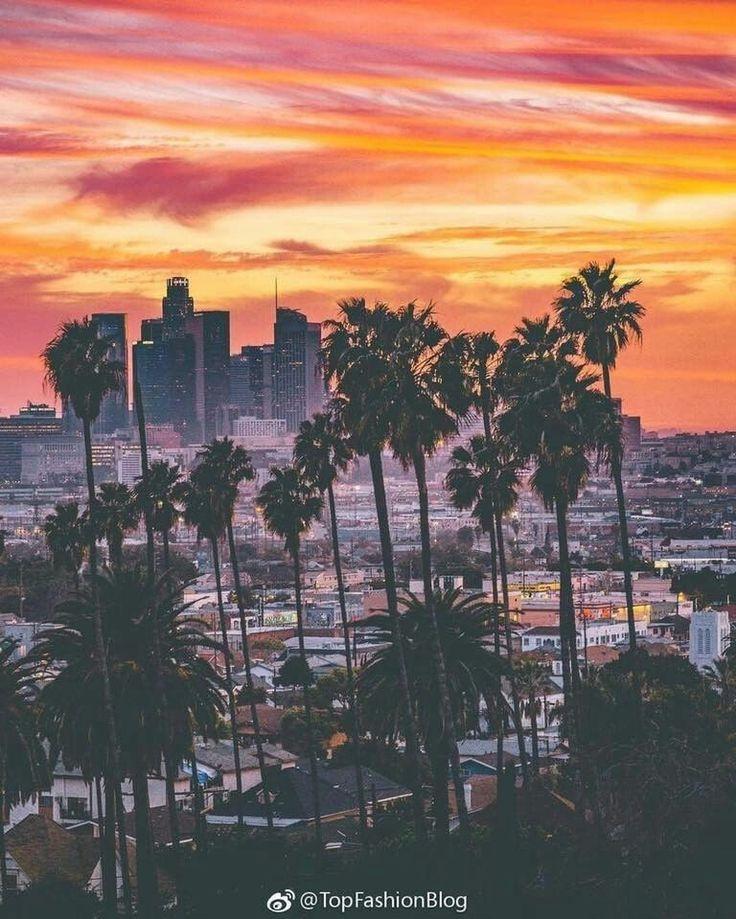 [34+] Los Angeles Sunset Wallpapers | WallpaperSafari