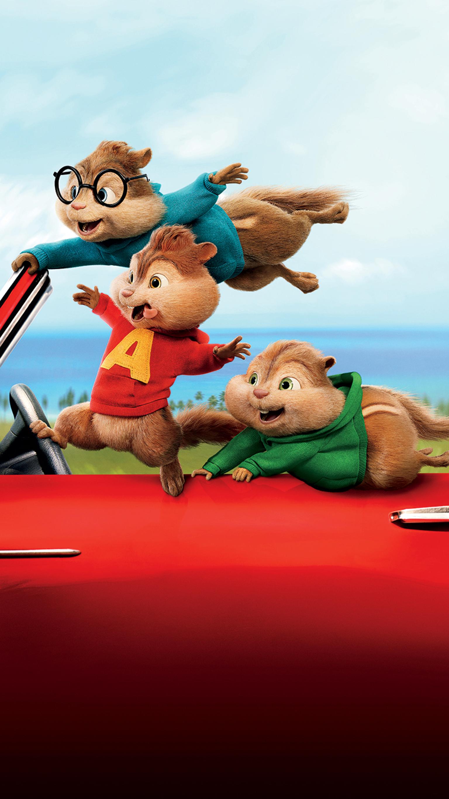 Alvin And The Chipmunks Road Chip Phone Wallpaper
