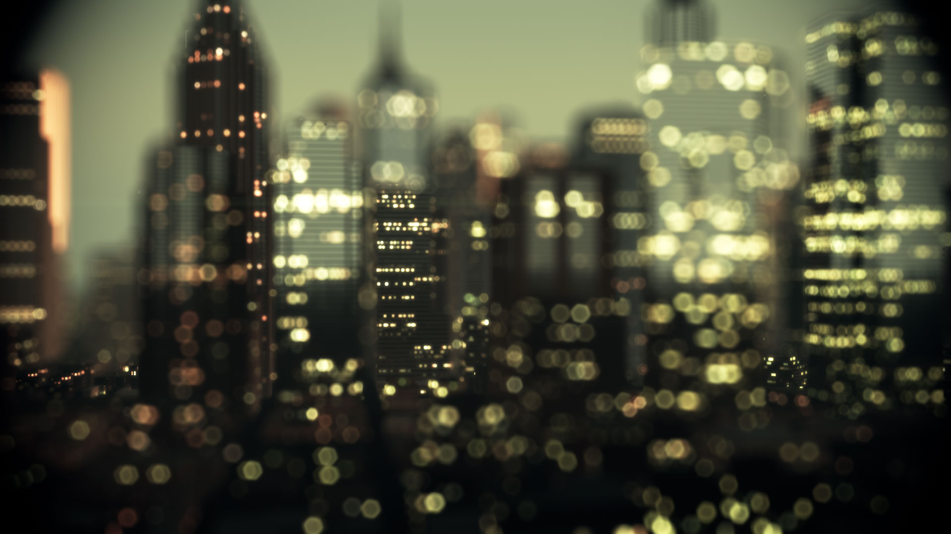 Puter Rendering Night City After Effects