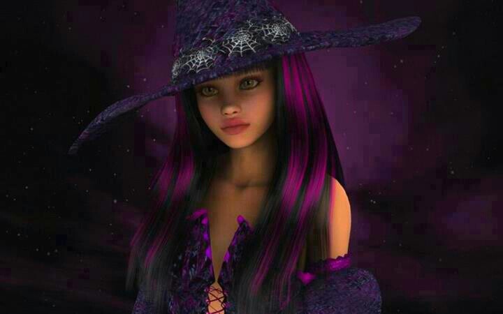 Purple witch Purple PASSIONS Pinterest