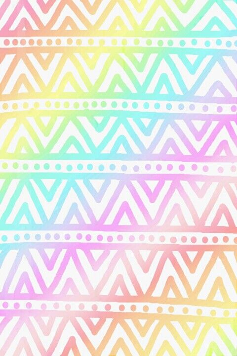 Wallpaper Iphone Background Pastel Rainbows