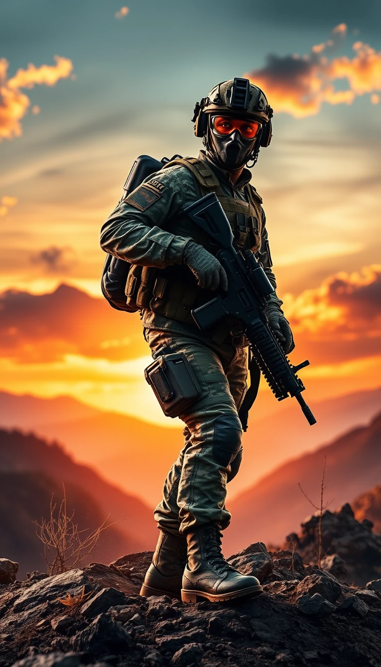 Military Soldier Phone Wallpaper