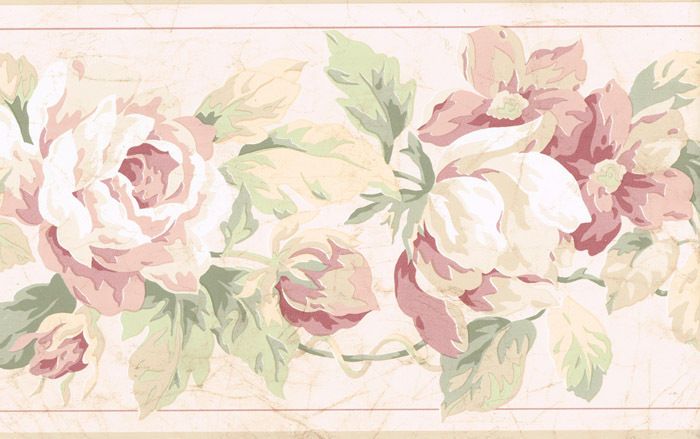 Victorian Rose Wallpaper Border Jpg
