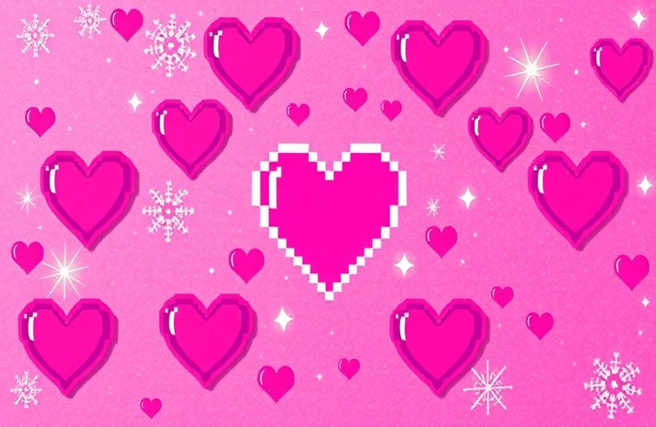 Y2k Heart Wallpaper