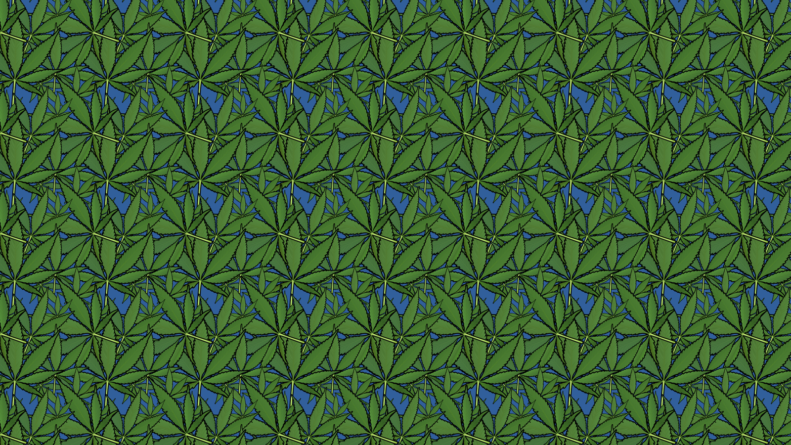 Marijuana Background Weed Leaf Tiled By Samp127