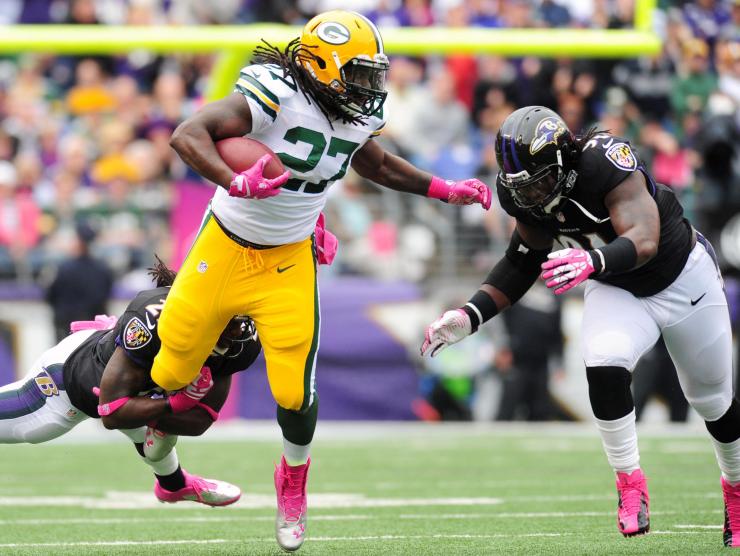 Lacy Has Run Over Some Tough Defense The Past Few Weeks So Minnesota
