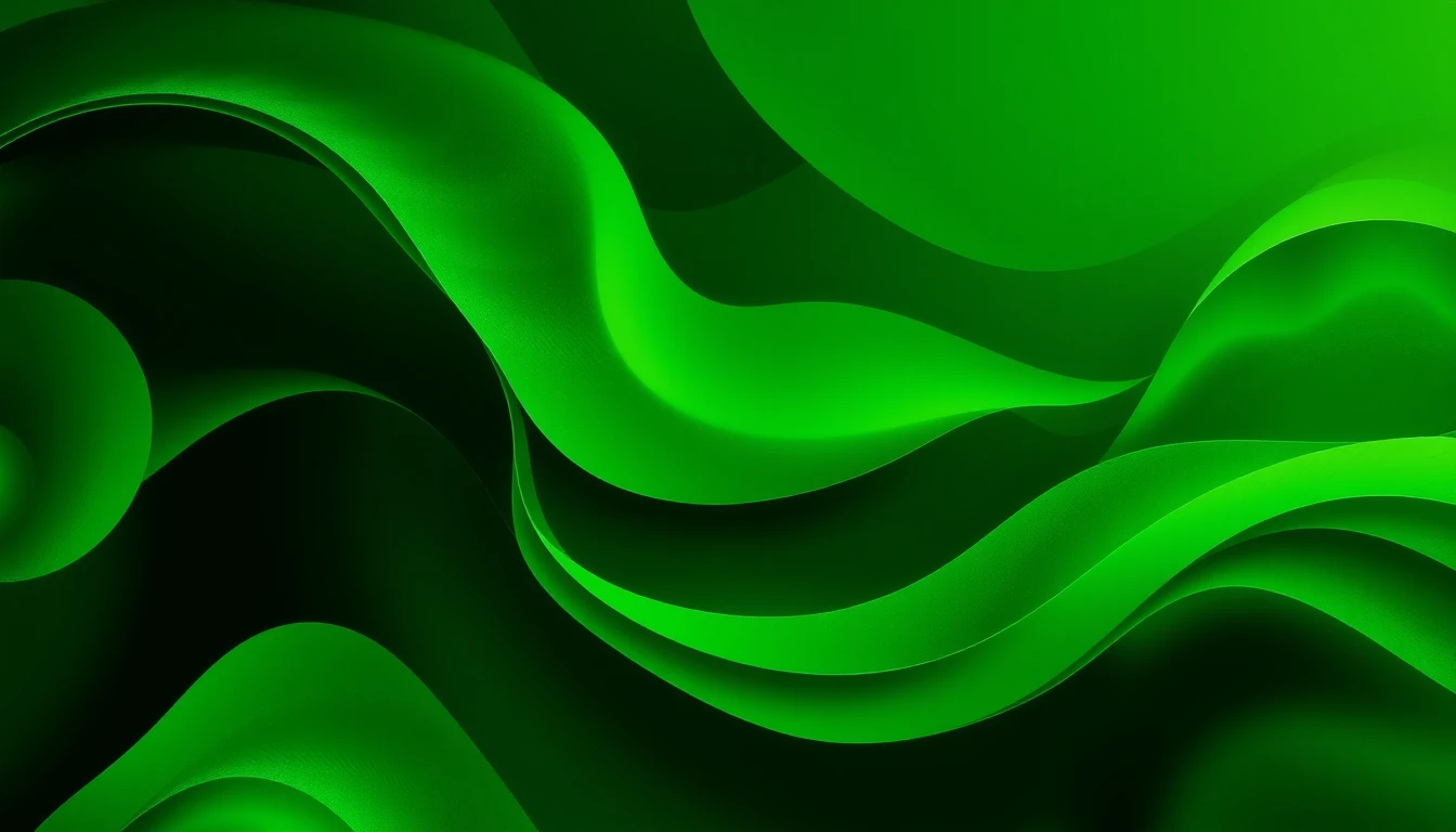 Abstract Green Wallpaper