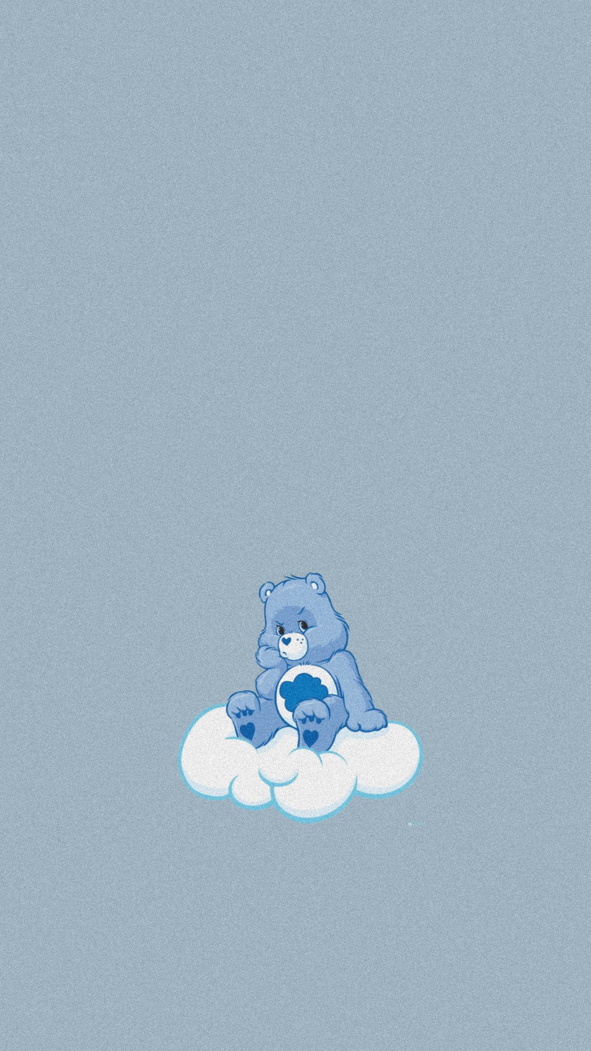 Care Bear Grumpy Wallpaper Baby Blue