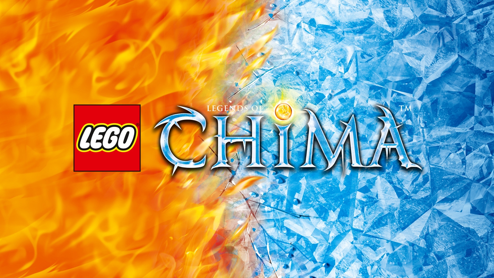 Obraz Fire And Ice Wallpaperjpg Lego Legends Of
