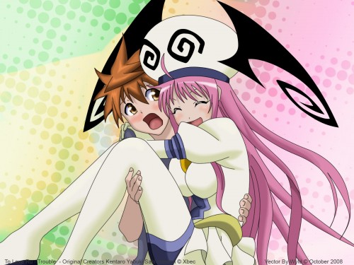 To Love Ru Wallpaper Into The Arms Of A Human Minitokyo