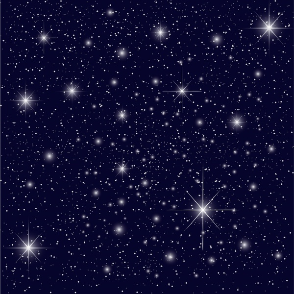 Starlight Background Vector Illustration In
