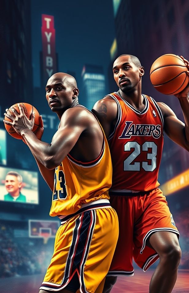 Michael Jordan And Kobe Wallpaper