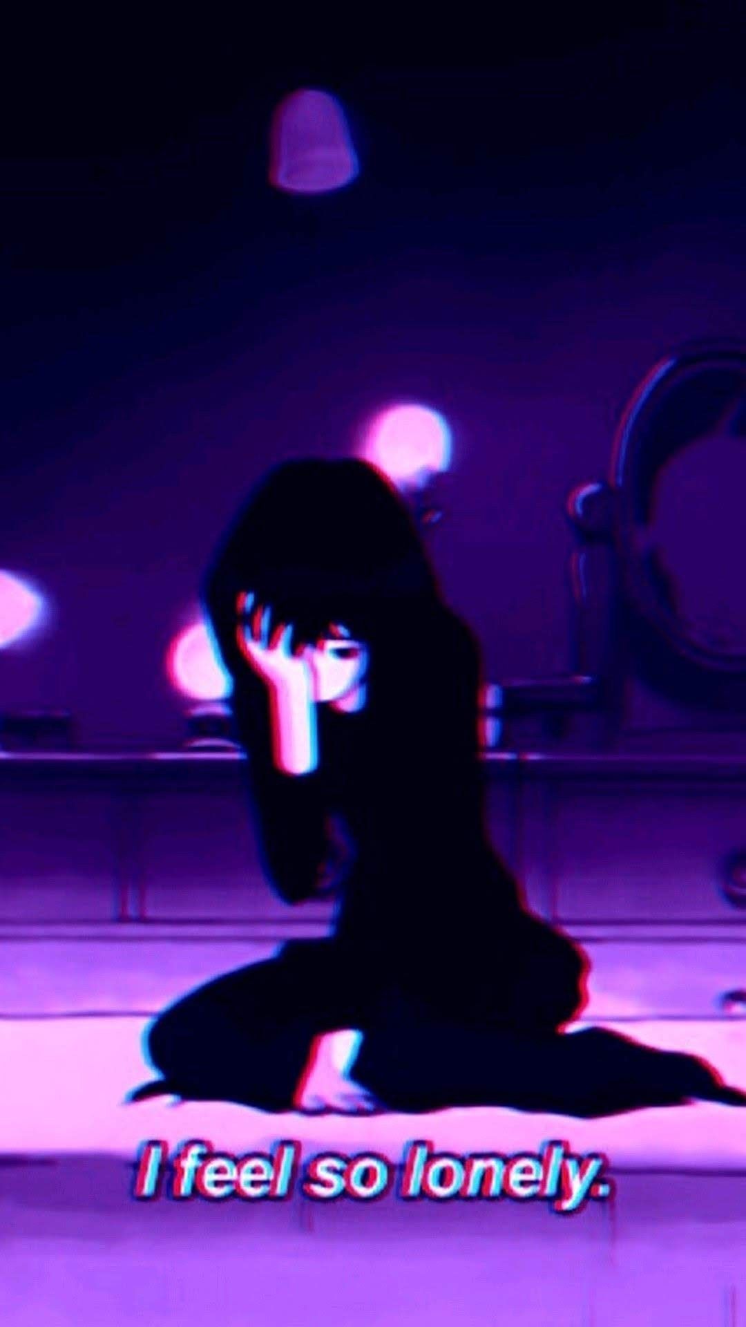 Black And Purple Aesthetic Wallpaper