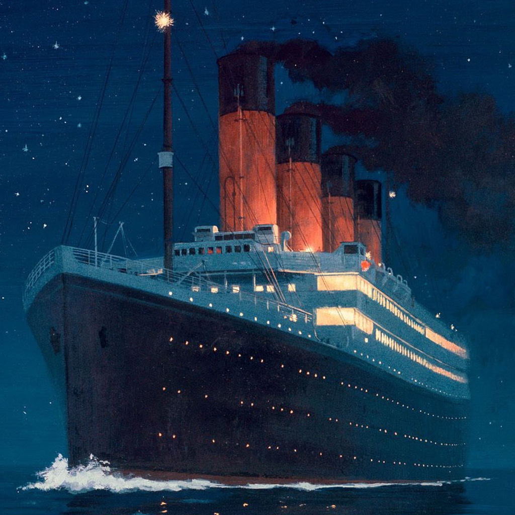 Titanic Ship iPad HD Wallpaper